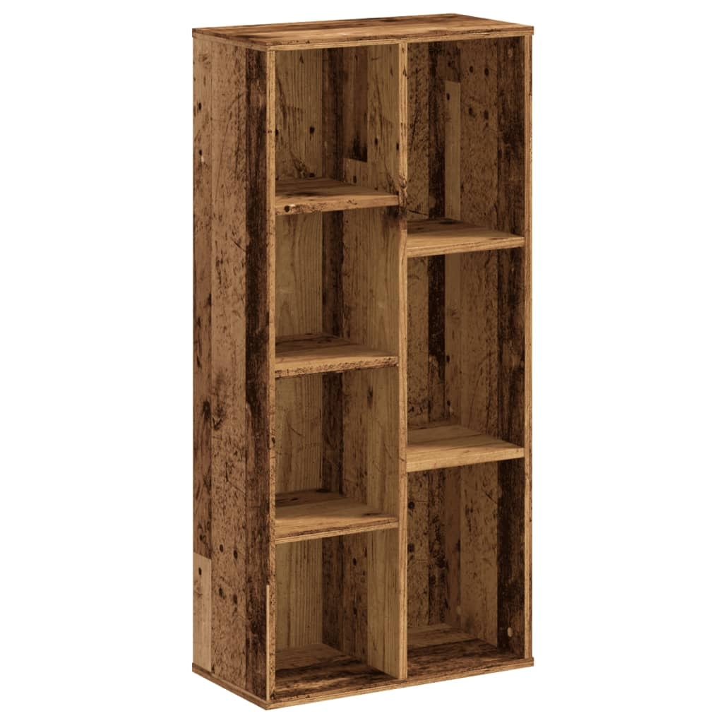 vidaXL Bücherregal Altholz-Optik 50x25x105 cm Holzwerkstoff