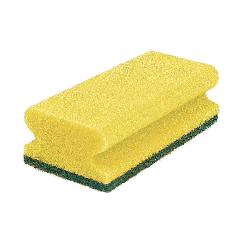 Sito Padschwamm Vlies mit Griff  extra stark 150 x 70 x 45 mm gelb / grün
