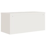 thumbnail of vidaXL Aktenschrank Weiß 90x40x130 cm Stahl
