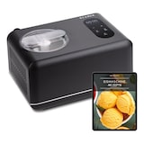 thumbnail of KLAMER 3-in-1 Eismaschine, Slush Maschine & Joghurtbereiter 1,5 L, 150 W Eiscrememaschine aus Edelstahl mit Kühl- & Heizfunktion, hausgemachtes Speis…