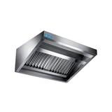 thumbnail of Cappa serie snack installazione a parete con motore e regolatore di velocità - dim. L2400xP700xH450 mm