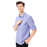 thumbnail of Chef Works® Herrenhemd MODERN OXFORD Classic Stretch, Blue, Größe M