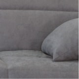 thumbnail of Canapé clic clac 3 places - Gris clair - Matelas 14 cm - 130 x 190 cm - MEGAN AUCUNE