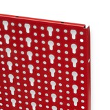 thumbnail of Pannello forato porta utensili da appendere a muro in acciaio 100x50 cm -  Rosso