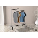 thumbnail of Kledingrek Melva zwart/120x38x120