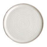 thumbnail of Olympia Canvas rond bord met smalle rand, wit, 26,5 cm