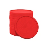 thumbnail of CombiCraft blanco plastic munt 26mm rood - per 100 stuks