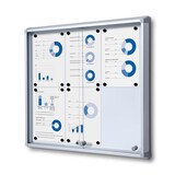 thumbnail of Vitrine d'affichage "LS" verre ESG -magnétique- 6 x A4 - VKF Renzel