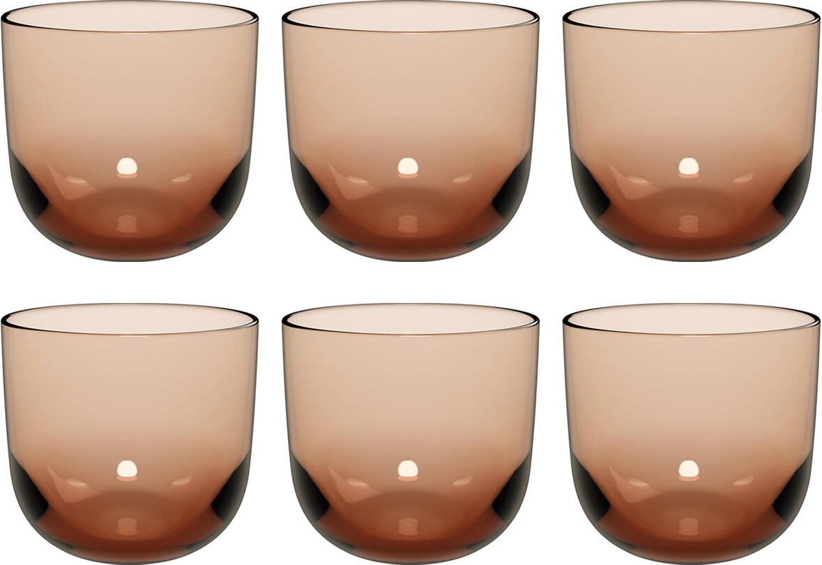 like. by Villeroy & Boch Like Glass Wasserglas 280 ml 6er Set - Clay