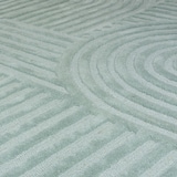 thumbnail of Handgetufteter Wollteppich in Pastellfarben `Leven Blake` . Farbe: Türkis, 160x230 cm | Kadima Design
