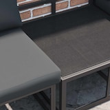 thumbnail of vidaXL Gartensofa-set mit Kissen 12 pcs Schwarz Aluminium