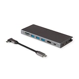 thumbnail of VALUE USB Typ C Dockingstation, HDMI 4K60, 4x US3.2Gen1 (1x C + 3x A), 1x PD, 1x SD/TF, 1x RJ45, 1x 3.5mm