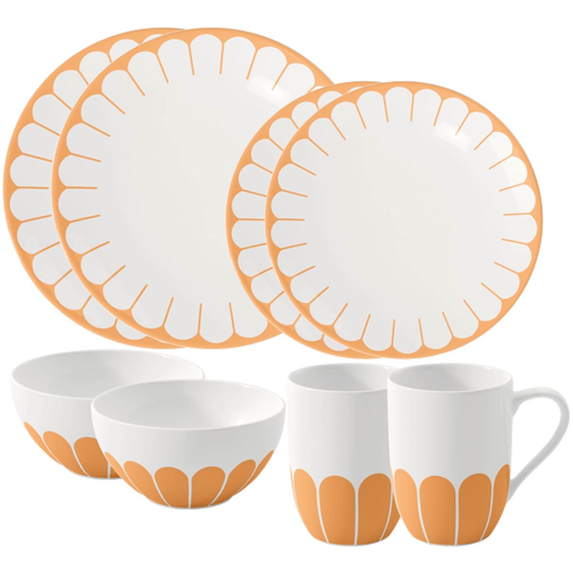 Villeroy & Boch Fleur Soleil Starter-Set 8-teilig