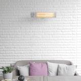 thumbnail of VASNER Appino 20 Infrarot Heizstrahler 2000 Watt Infrarotstrahler Silber für Outdoor, IP65 nässegeschützt