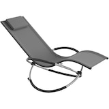thumbnail of tectake Espreguiçadeira PAULINA ergonómica, dobrável, 150 kg  Cinzento