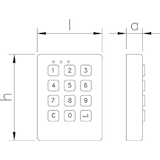 thumbnail of Fechadura eletrónica para cacifo