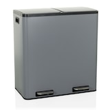 thumbnail of Abfallsammler / Mülltrennsystem Clean 13 - 60L (2x30L) Stahl grau hjh OFFICE
