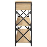 thumbnail of Table console chêne sonoma 100x28x75 cm bois d'ingénierie Modèle Atlas Office Concept