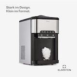 thumbnail of Aqueous Eiswürfelmaschine 3-in-1: Eiswürfel, Wasserspender: heiß & kalt 20 kg/24h Silber