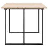 thumbnail of Table à manger cadre en O 180x90x75 cm bois de pin massif acier Modèle Polaris Bois Plus