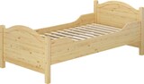 thumbnail of Seniorenbett extra hoch Rollrost Matratze 90x200 Massivholz Holzbett Gästebett 60.40-09 M