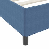thumbnail of vidaXL Bedframe 140x200 cm ribfluweel blauw