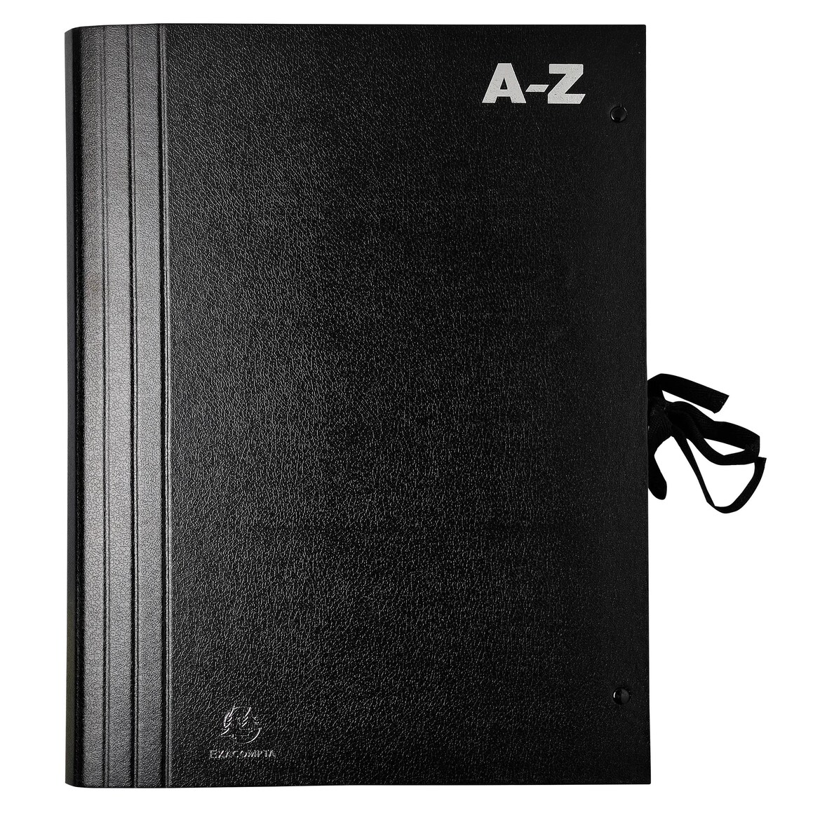 Exacompta 61550B Fächermappe mit hoher Kapazität, Ordnung nach A-Z, 20 Fächer, schwarz - Schwarz
