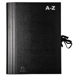 thumbnail of Exacompta 61550B Fächermappe mit hoher Kapazität, Ordnung nach A-Z, 20 Fächer, schwarz - Schwarz