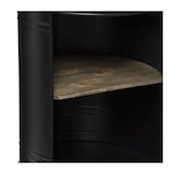 thumbnail of Table à café en Acier Noir et Bois de Peuplier