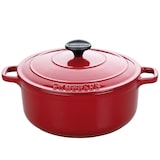 thumbnail of CHASSEUR Cocotte Ronde En Fonte émaillée 24cm Rubis Sublime puc472458