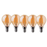 thumbnail of 5x 4W E14 Edison LED Vintage Filament Glühbirne Birne Leuchtmittel Retro Nostalgie Beleuchtung G45 2200K Warmweiß