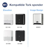 thumbnail of TORK Matic® | Toalla de Mano Suave en Rollo Blanco H1 (cod. 290067) - Caja 6 ud.