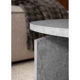 thumbnail of Couchtisch 60x60x33 cm Grau Sofatisch in Beton-Optik Modern, Design Wohnzimmertisch Rund, Loungetisch Klein, Kaffeetisch