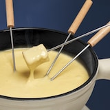 thumbnail of La Fonderie 1890 6-Personen Mont Blanc Fondue-Set aus Gusseisen, Käse- und Schokoladenfondue, 6 Gabeln Kapazität 1.8L