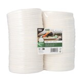 thumbnail of 1200 Teller Zuckerrohr "pure" rund Ø 12 cm · 1 cm weiss "Cella"