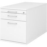 thumbnail of bümö Rollcontainer mit Hängeregister für Hängeordner, Container abschließbar in weiß - Rollwagen mit Hängeregistratur als Schreibtisch Unterschrank