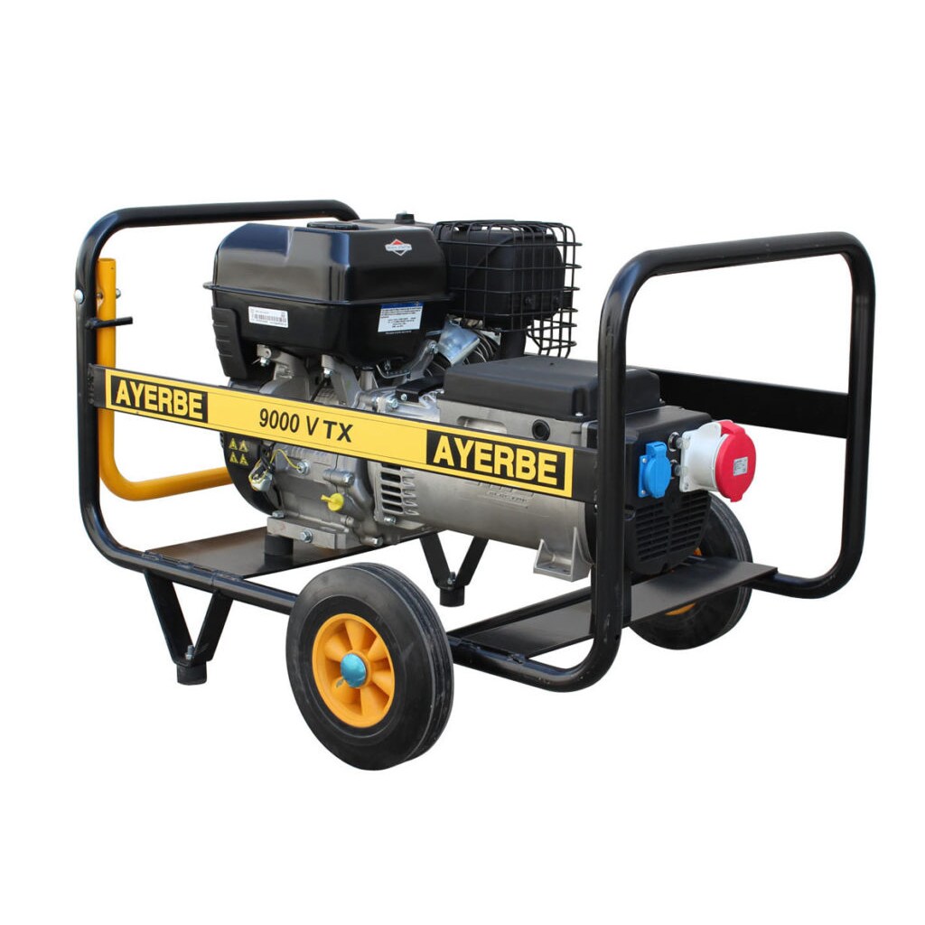 Benzin Stromerzeuger 9000 W TX dreiphasig mit Elektrostart und Vanguard Motor