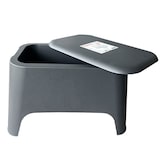 thumbnail of Tavolino da giardino 59x 39x 36cm Antracite Con coperchio Esterno / Interno TOOMAX