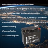 thumbnail of Q-Batteries 12LCP-23 / 12V - 23Ah Blei Akku Zyklentyp AGM - Deep Cycle VRLA