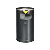thumbnail of PROREGAL Robuster & modularer Wertstoffsammler 3 Öffnungen | 20 Liter, HxBxT 75x42,5x42,5cm | Verzinkter Stahl | Silber | Mülleimer Abfalleimer