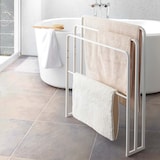 thumbnail of Yamazaki Home Handtuchhalter Handtuchständer stehend Bad Metall freistehend 70x81x14cm Tower weiß