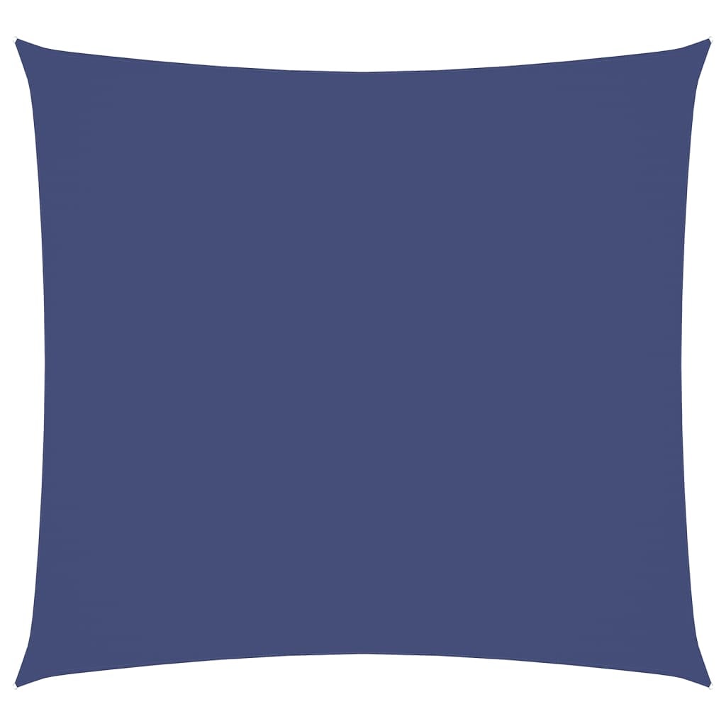 Toldo de vela cuadrado tela Oxford azul 2x2 m
