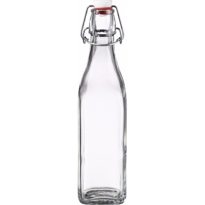 Bormioli Glasflasche mit Bügelverschluß, 0.5 l, transparent