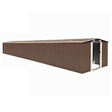 thumbnail of Helloshop26 - Abri de jardin cabane cabanon maison de stockage remise extérieur hangar outils robuste 257 x 990 x 181 cm acier 02_0022282