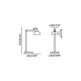 thumbnail of Tatawin, lámpara de mesa en metal negro, Faro Barcelona