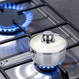 thumbnail of aro Stielkasserolle mit Deckel, Edelstahl, Ø 16 cm, 1.5 L, Induktion, ofenfest
