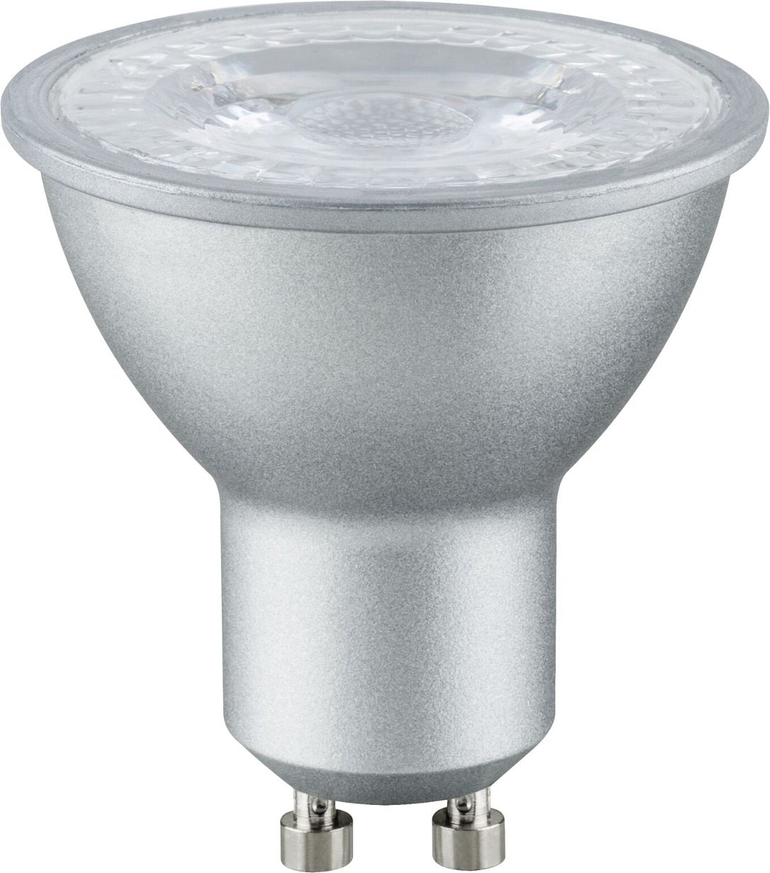 Paulmann Standard 230V LED Reflektor GU10 1er-Pack  230lm 4W 2700K  Alu 28975