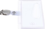 thumbnail of Ersatzclip Namensschild 5523 Metall/Gewebe 25 Stück
