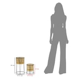 thumbnail of Conjunto de porta-vasos leavy 2 peças cm ø 21x40-19x22