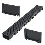 thumbnail of vidaXL Afvoergoot 1 m kunststof